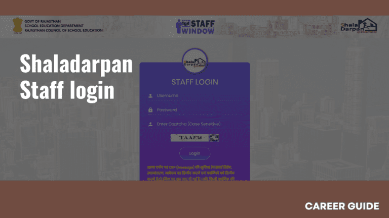 Shaladarpan Staff Login