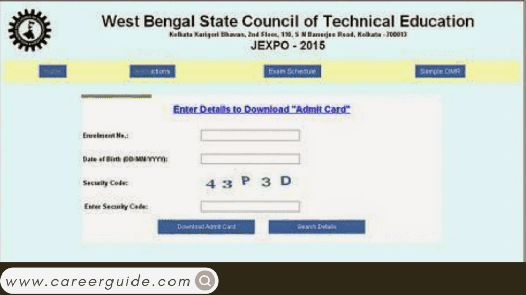 jexpo admit card 2022