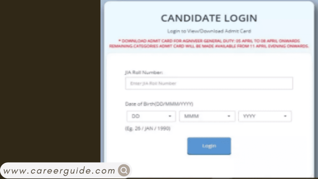 agniveer admit card 2022