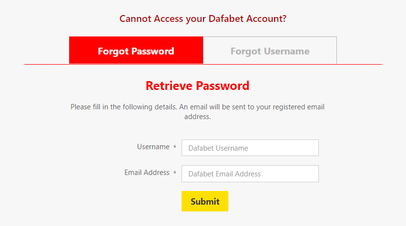 Dafabet Mobile Login