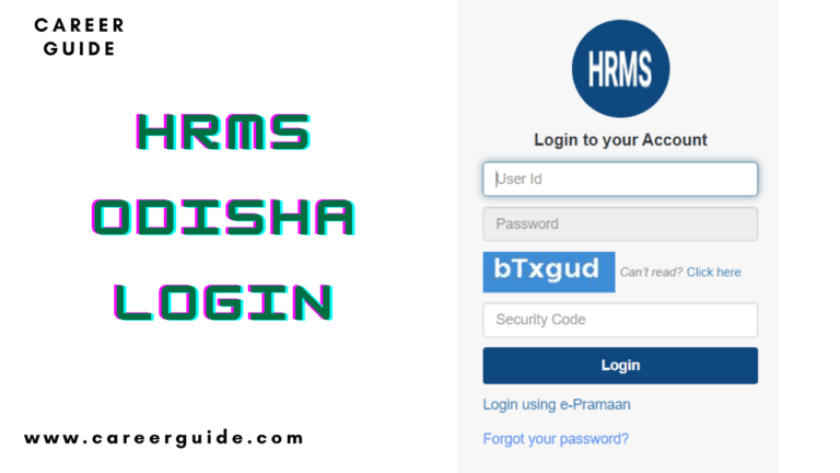 Hrms Odisha Login