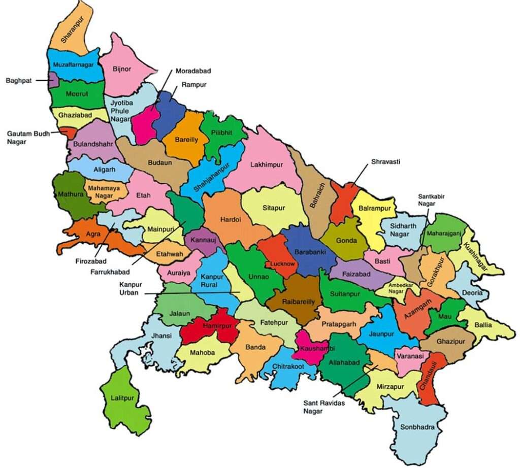 How Many District In Up