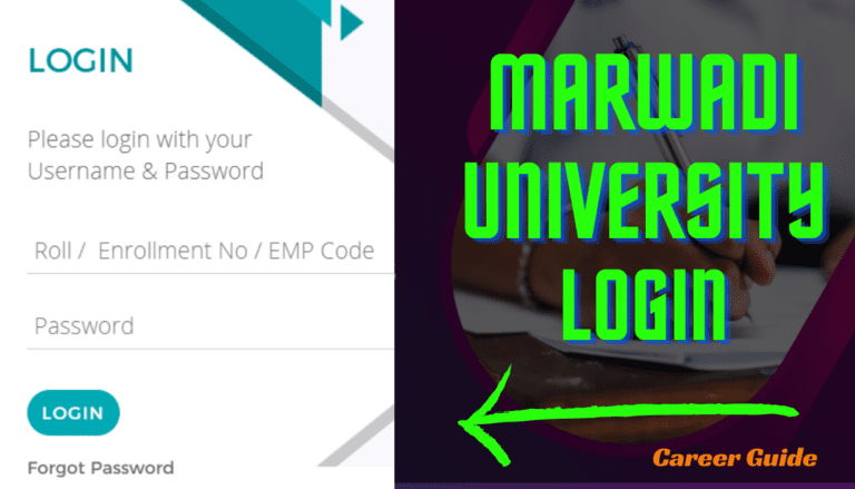 Marwadi University Login