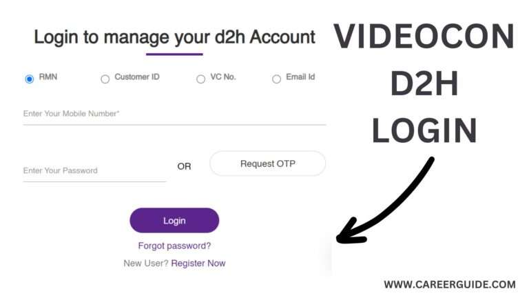 Videocon D2h Login