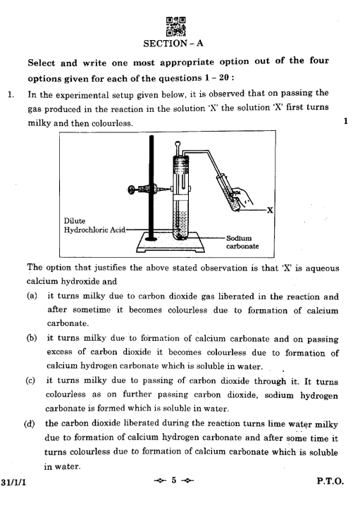 Class 10 Science Question Paper 2023. 2