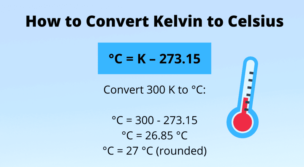 How To Convert Kelvin To Celsius1