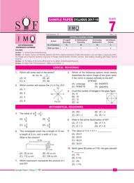 IMO Mock Test for Class 7