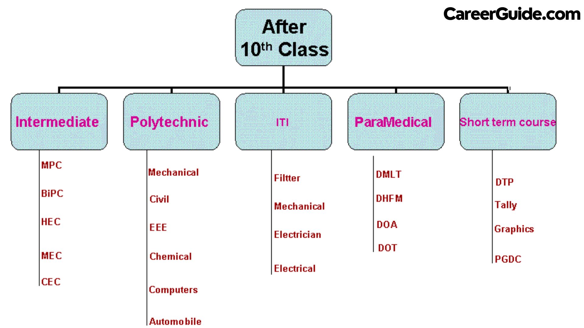 Courses After 10th